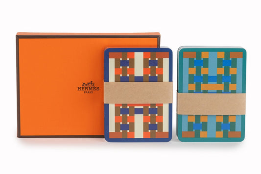 Hermes "H" Tissage Playing Cards New