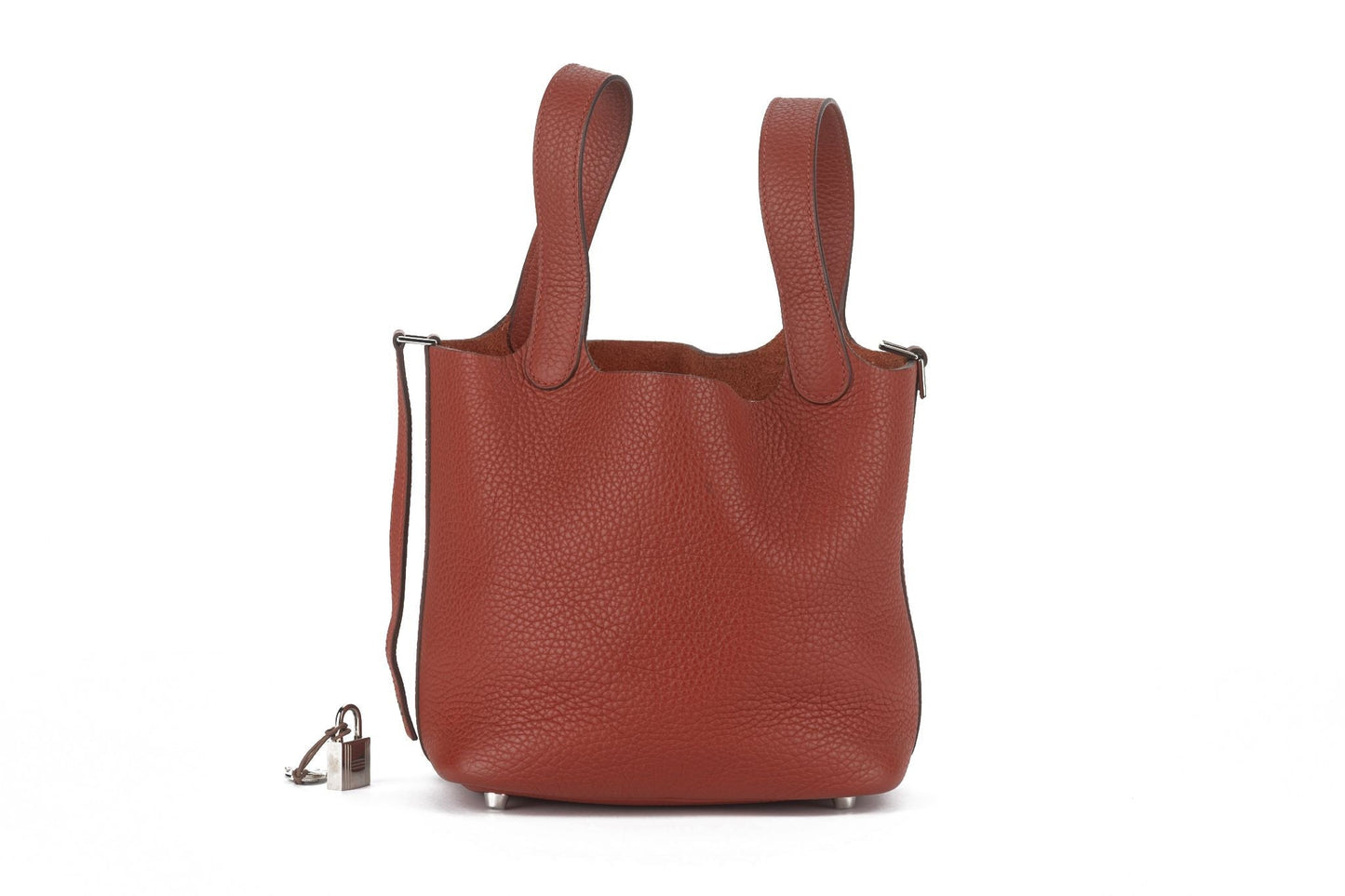 Hermes Brique Picotin 18 Lock Togo