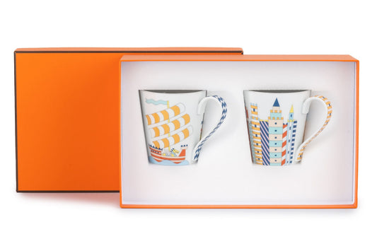 Hermes Two Mugs Chateau Épopée