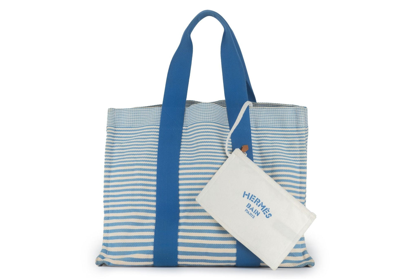 Hermes Striped Large Bayadere Beach Tote