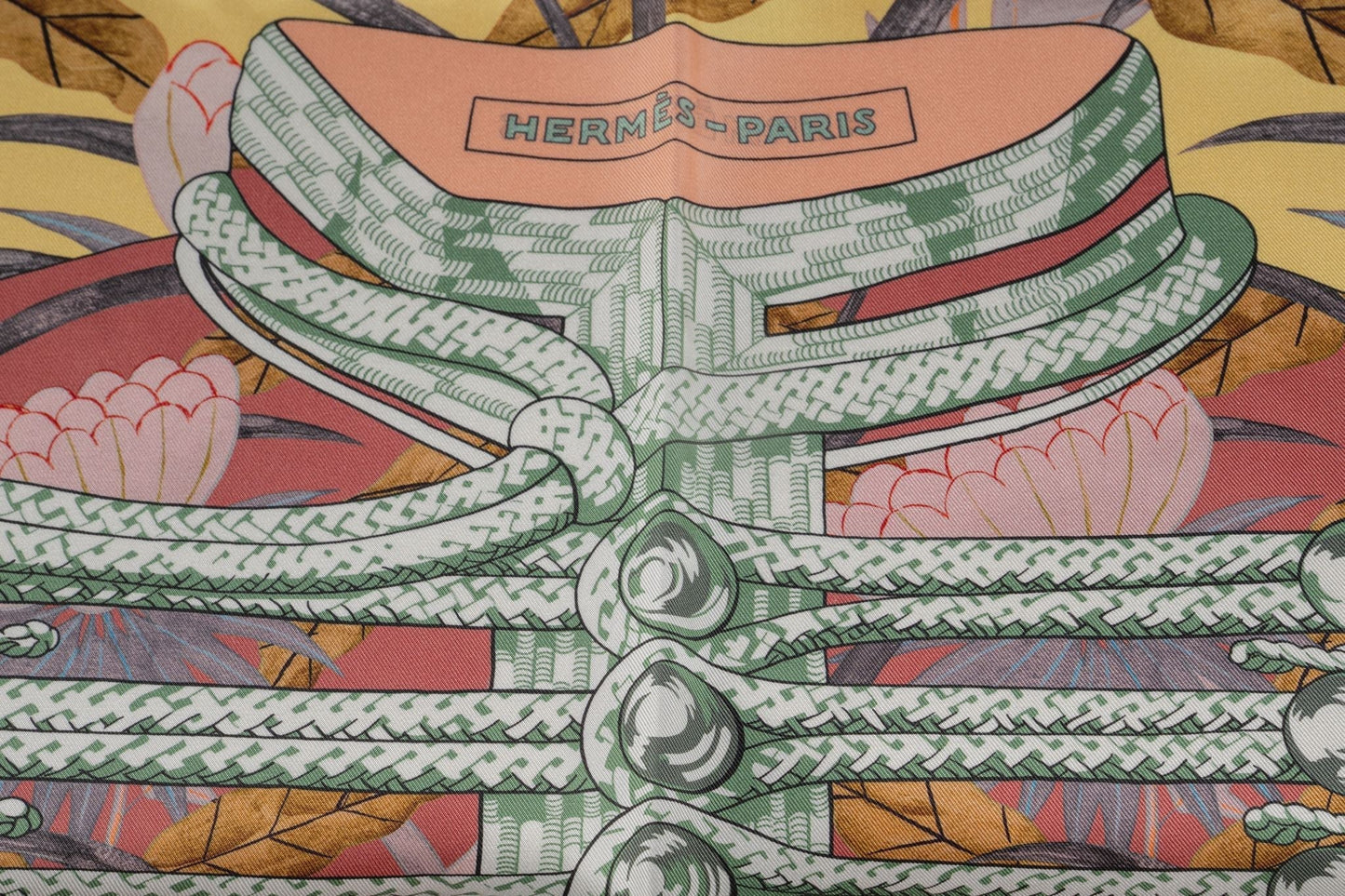 Hermes "Brandebourg" Fleuris Double Face