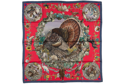 Hermes "Faune et Flore du Texas" Scarf