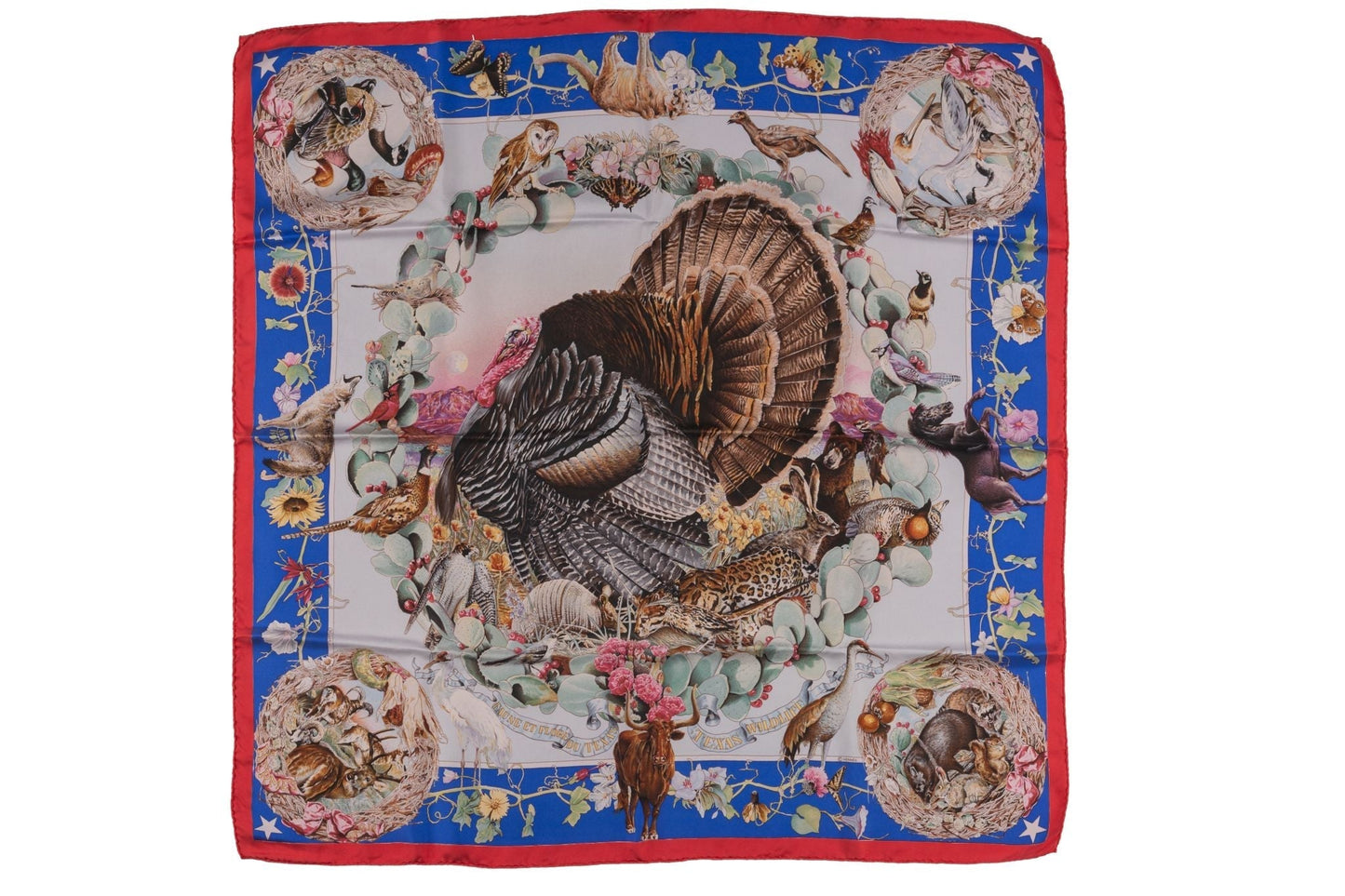 Hermes "Faune et Flore du Texas" Scarf
