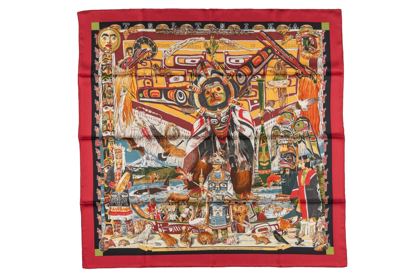 Hermes "Indiens Cote Pacifique" Scarf