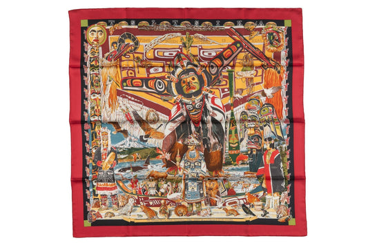Hermes "Indiens Cote Pacifique" Scarf