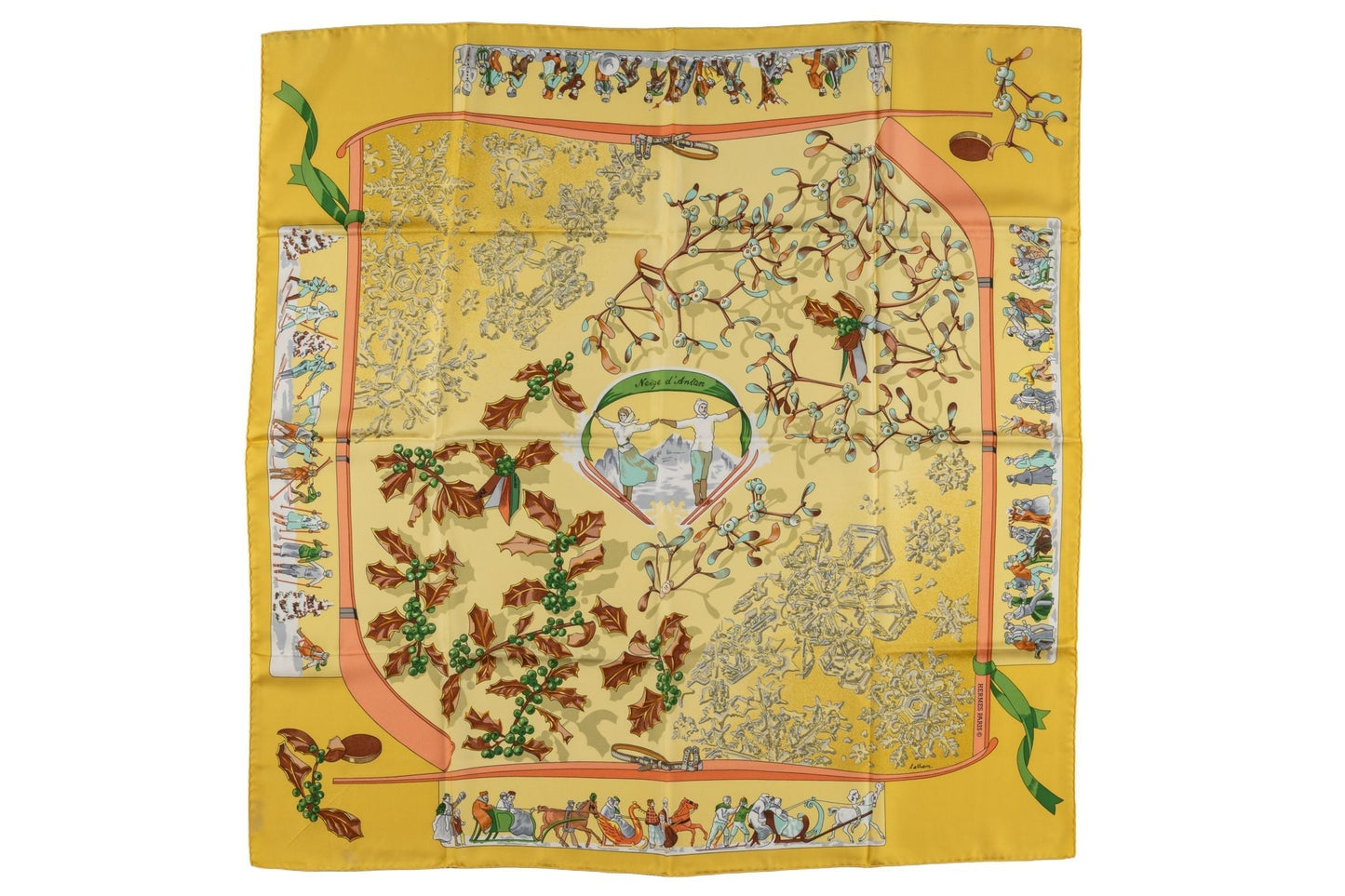 Hermes Collectible "Niege D'Antan" Scarf