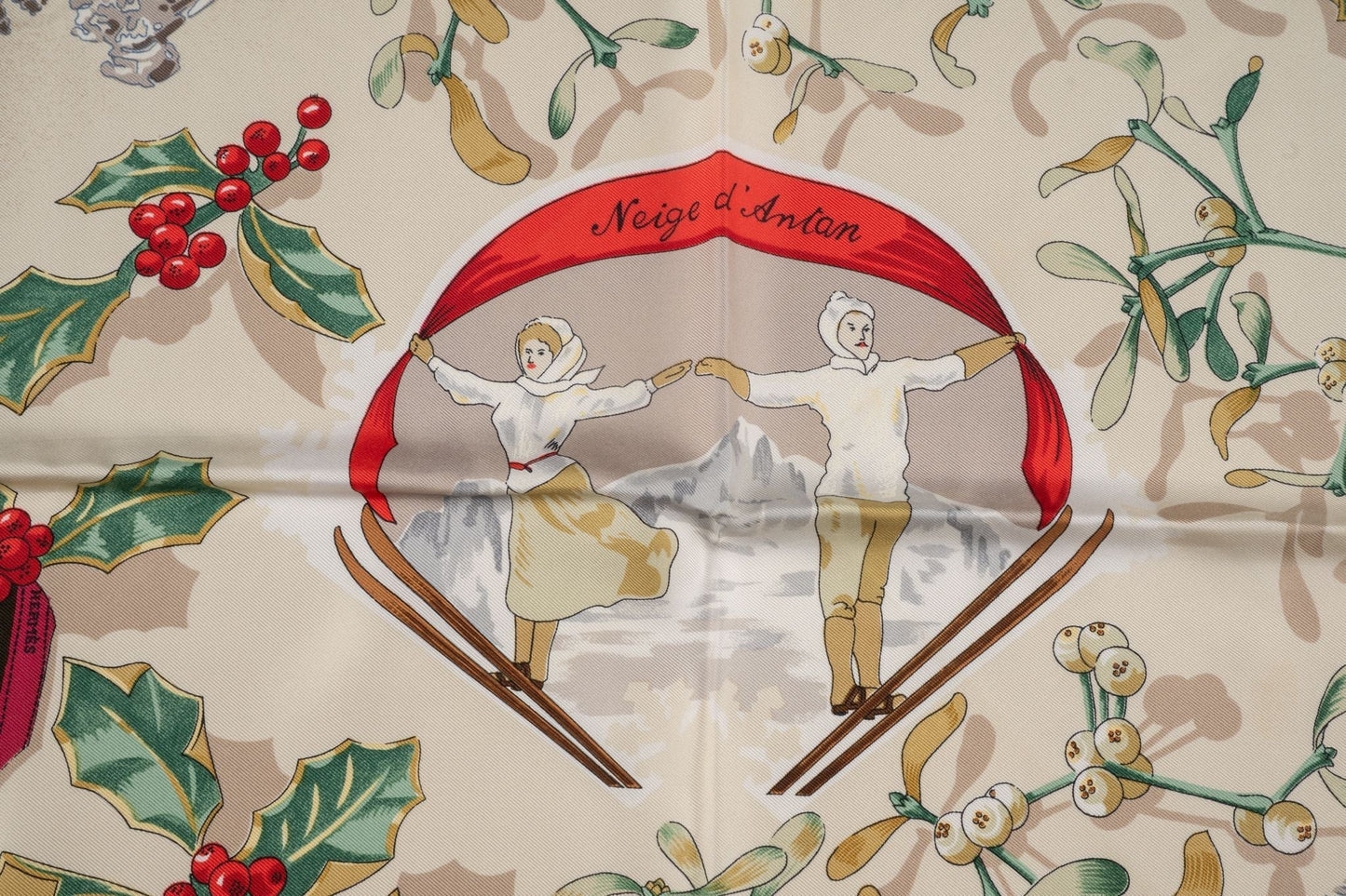 Hermes "Neige d' Antan" Silk Scarf