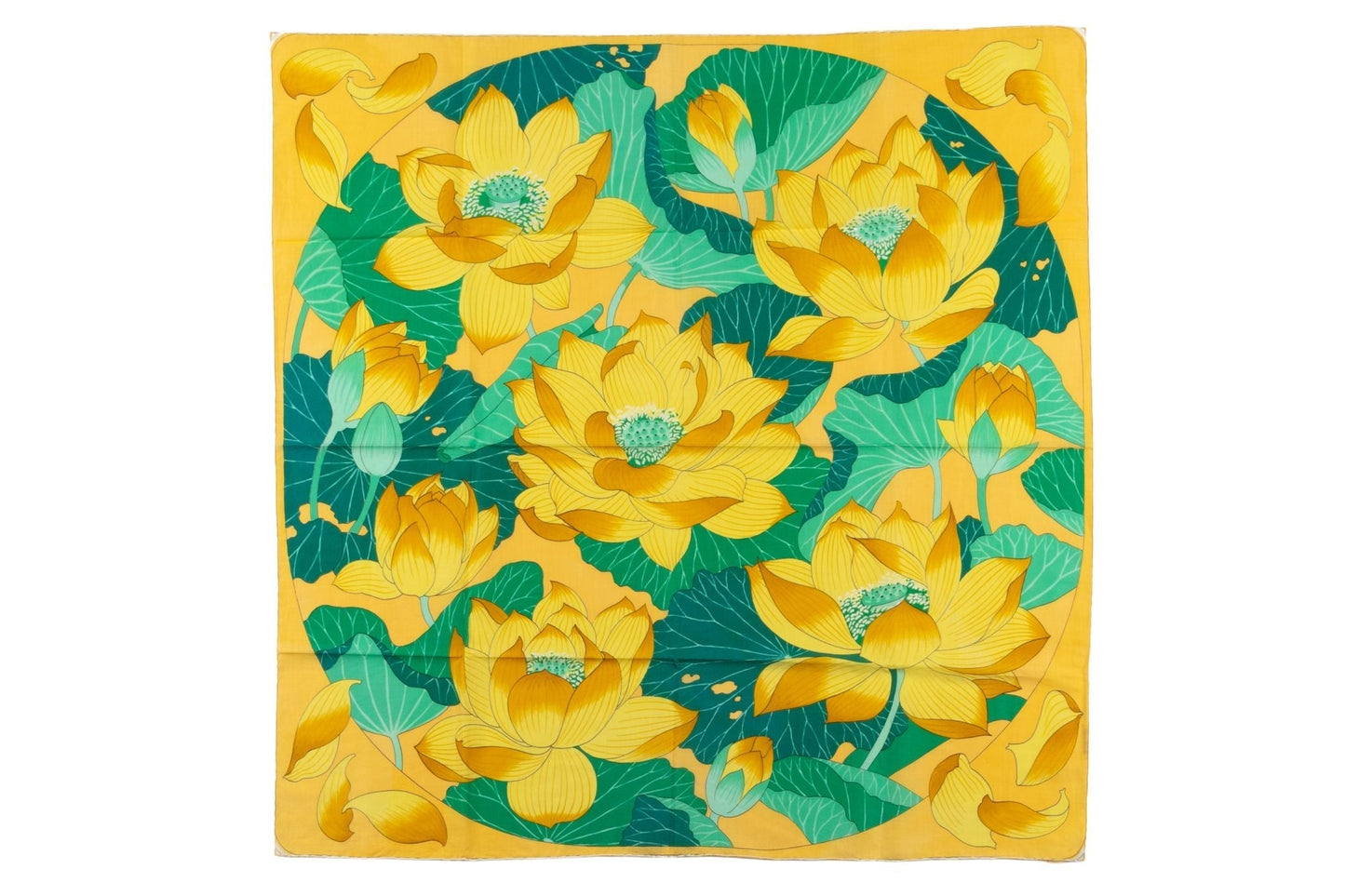 Hermes "Fleurs De Lotus"  Scarf