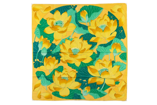 Hermes "Fleurs De Lotus"  Scarf