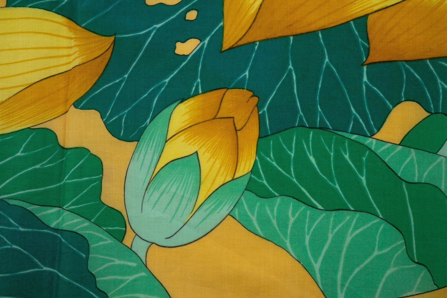 Hermes "Fleurs De Lotus"  Scarf