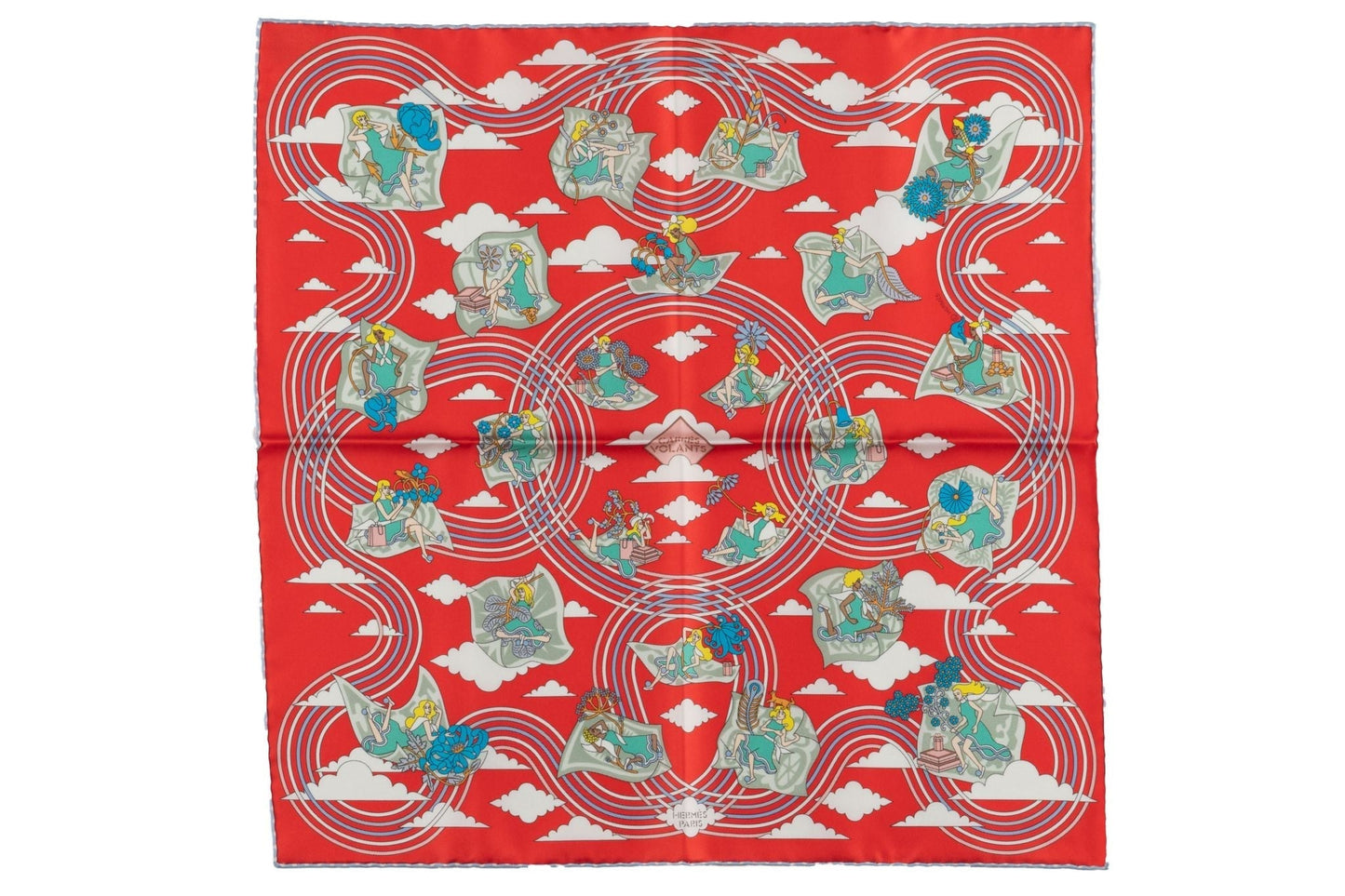Hermes "Carres Volants" Silk Scarf 70