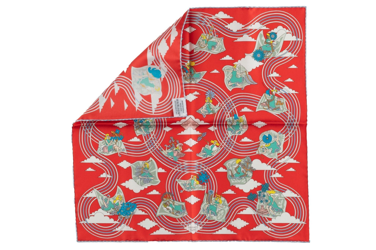 Hermes "Carres Volants" Silk Scarf 70