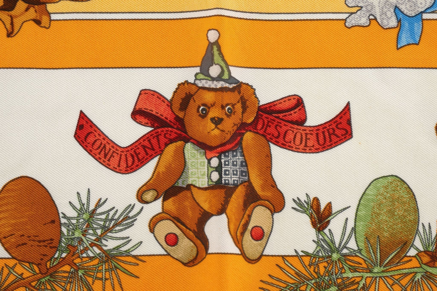 Hermes "Confidents des Coeur" Silk Scarf