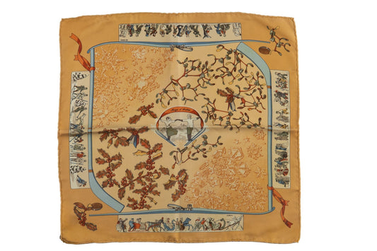 Hermes "Neige d'Antan" Silk Scarf
