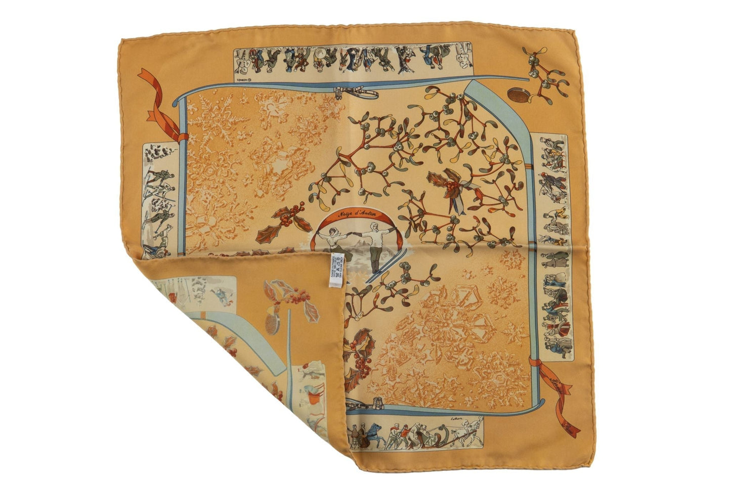 Hermes "Neige d'Antan" Silk Scarf