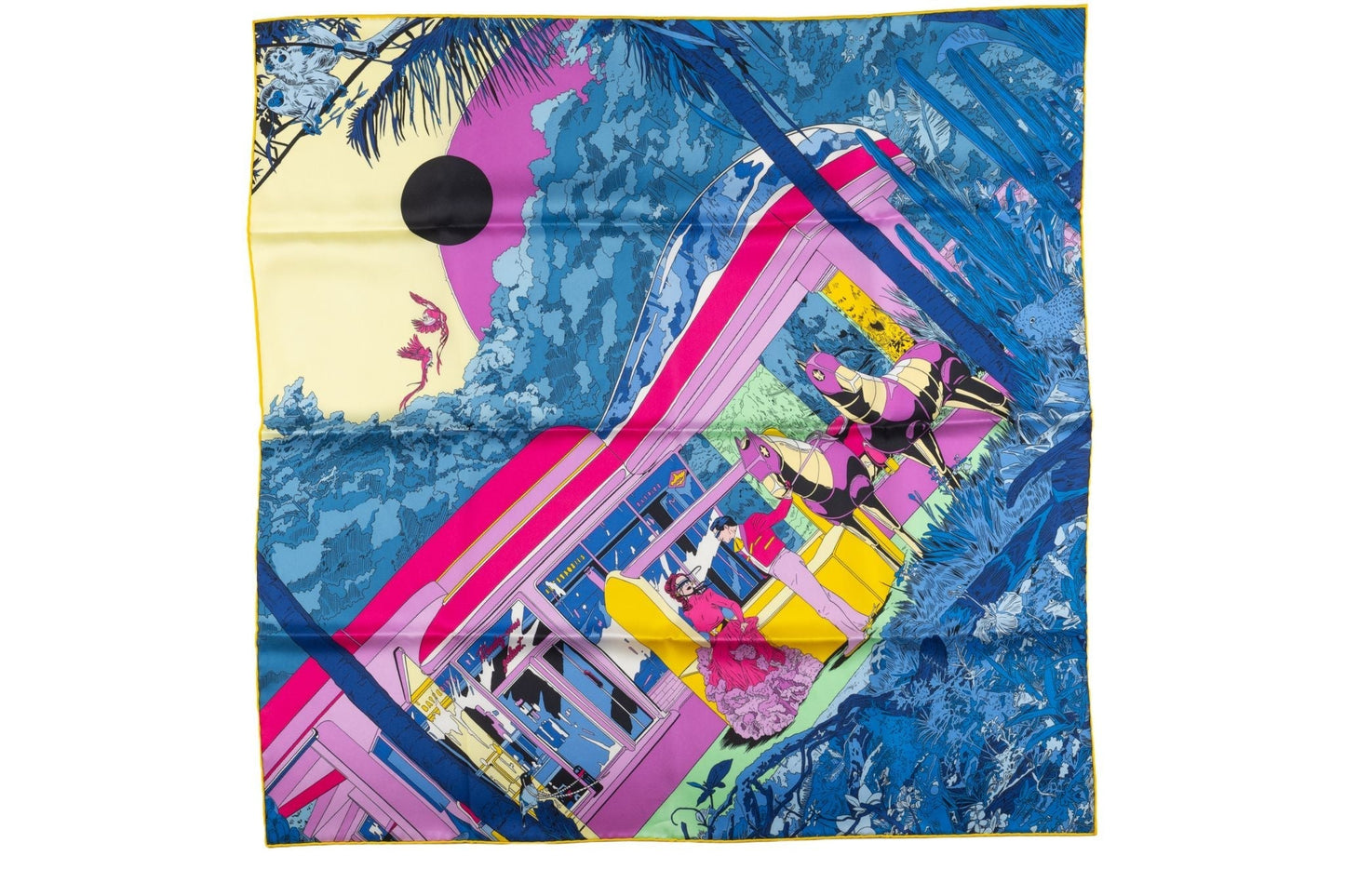 Hermes "Rendez-Vous Galant" Scarf 70 NB