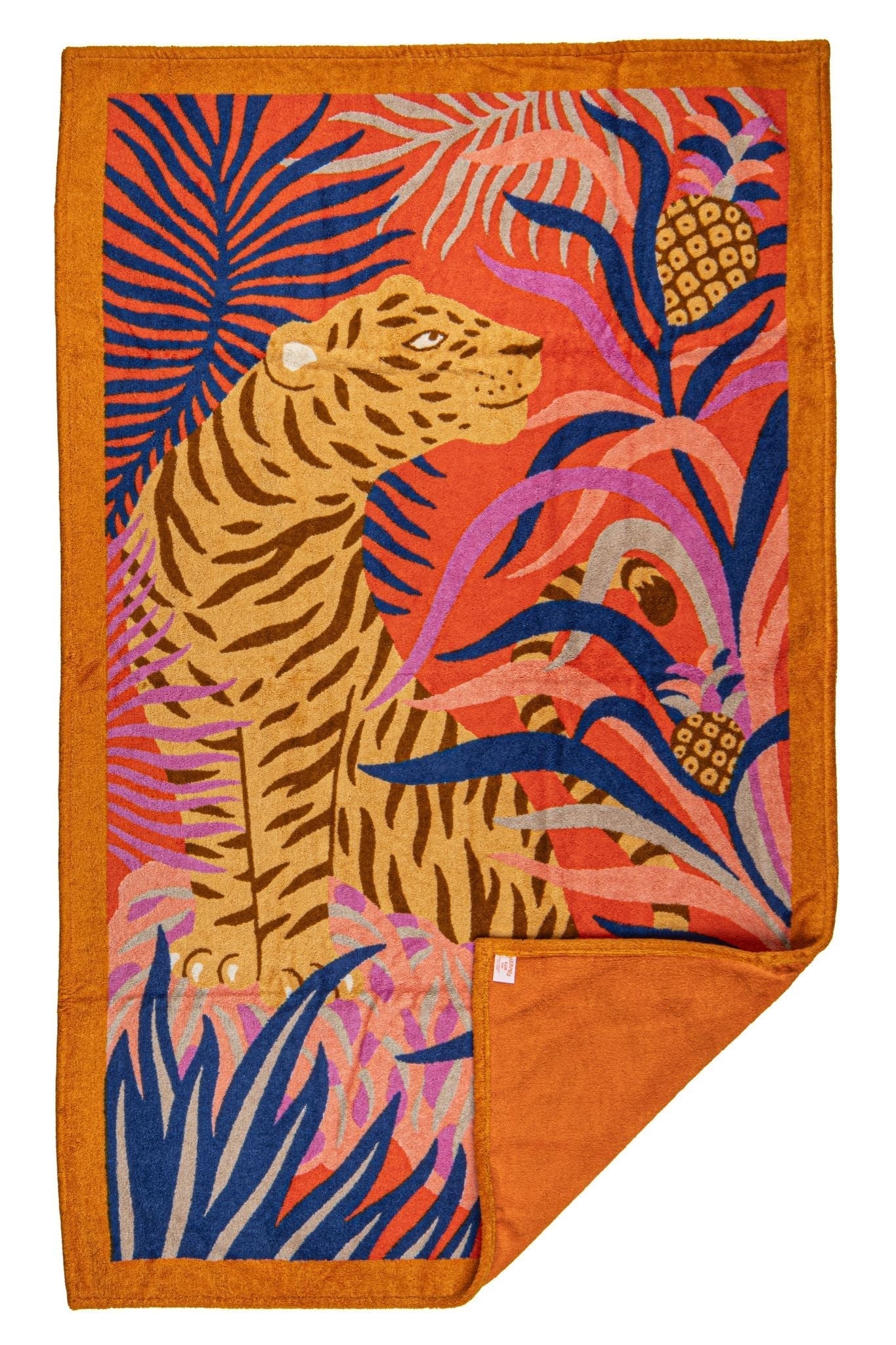 Hermes Tigre a l'Ananas Beach Towel