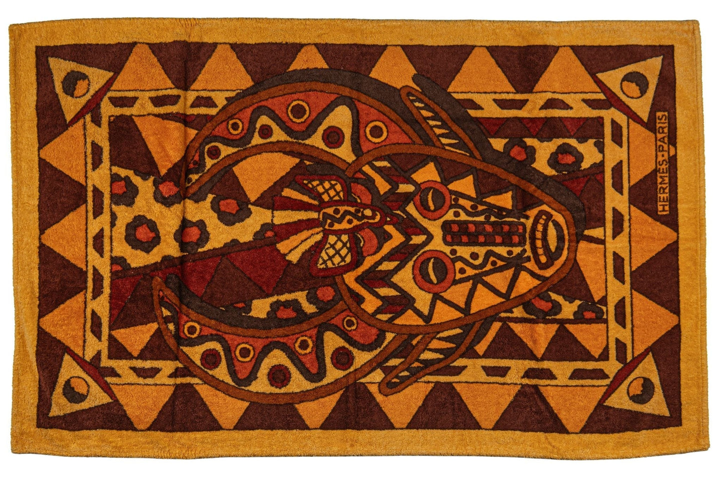 Hermes Tribal Beach Towel