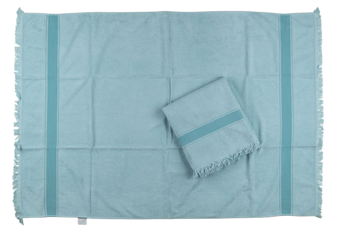 Hermes Set Of 2 Celeste Cotton Towels