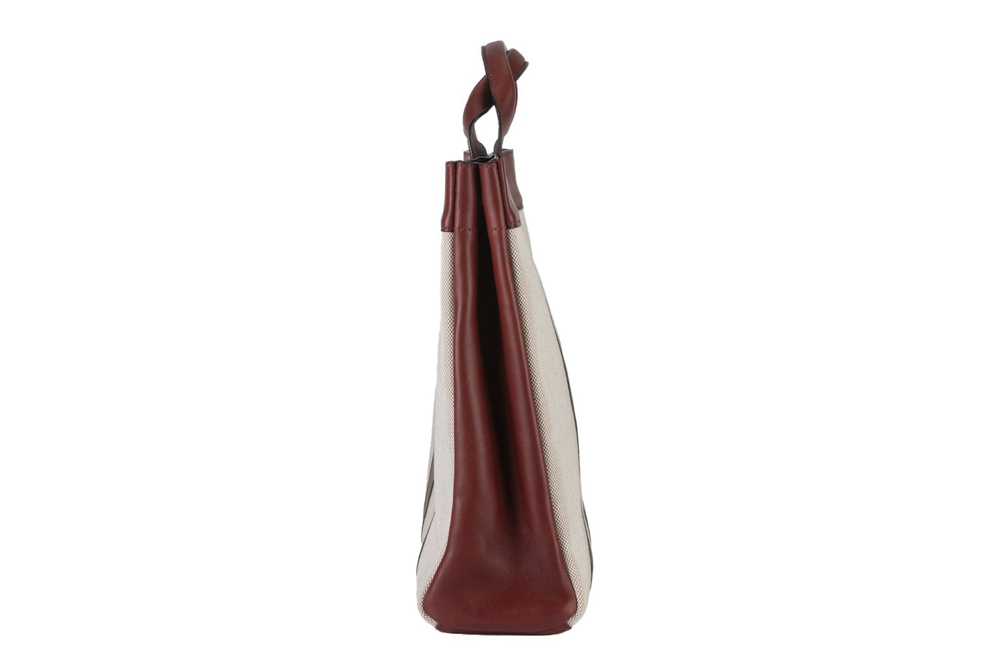 Hermes Deauville Red & Ivory Tote MM