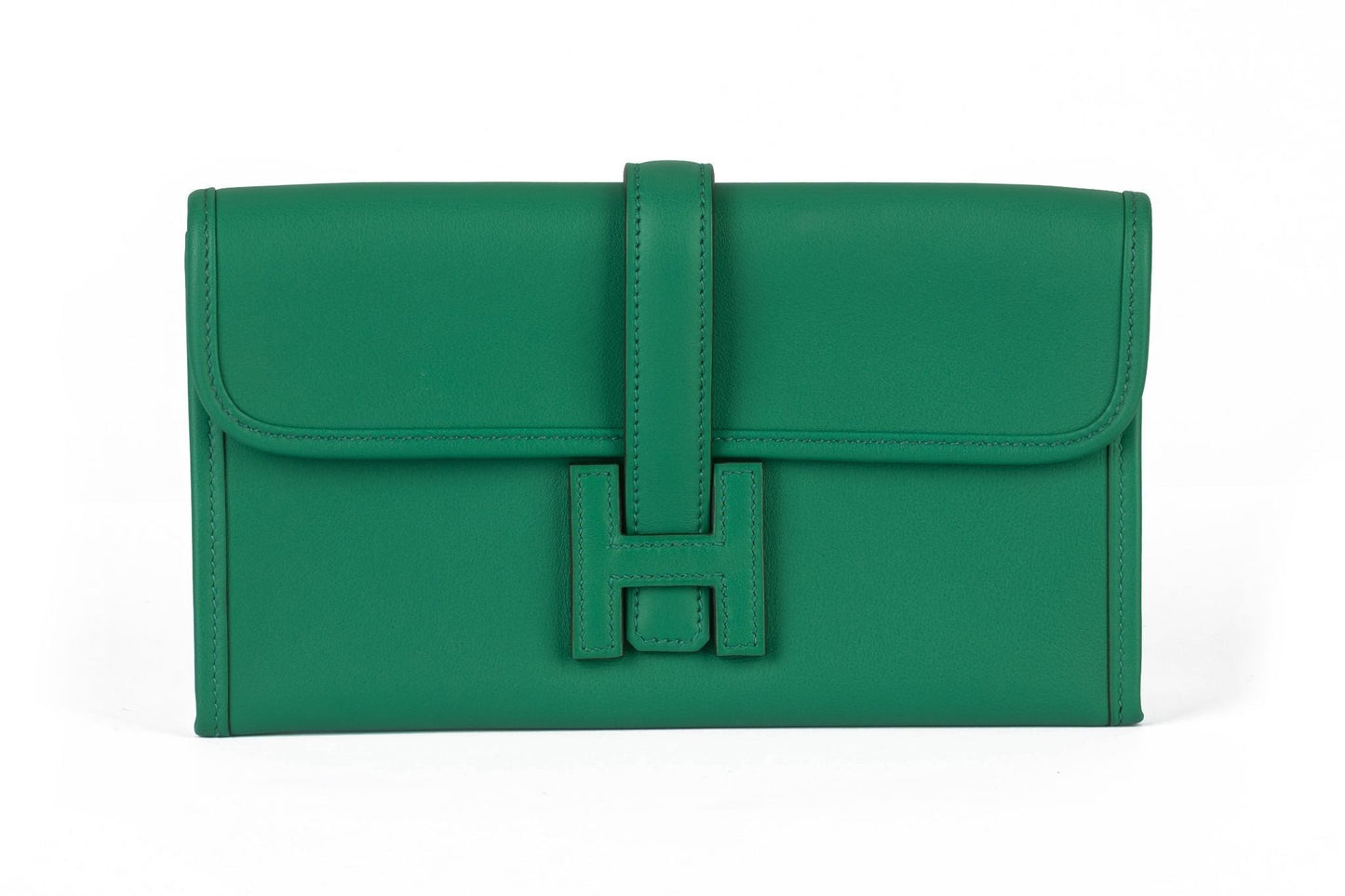Hermes Bamboo Swift Jige Elan Clutch