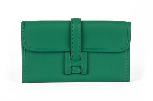 Hermes Bamboo Swift Jige Elan Clutch