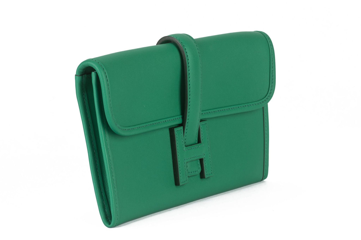 Hermes Bamboo Swift Jige Elan Clutch
