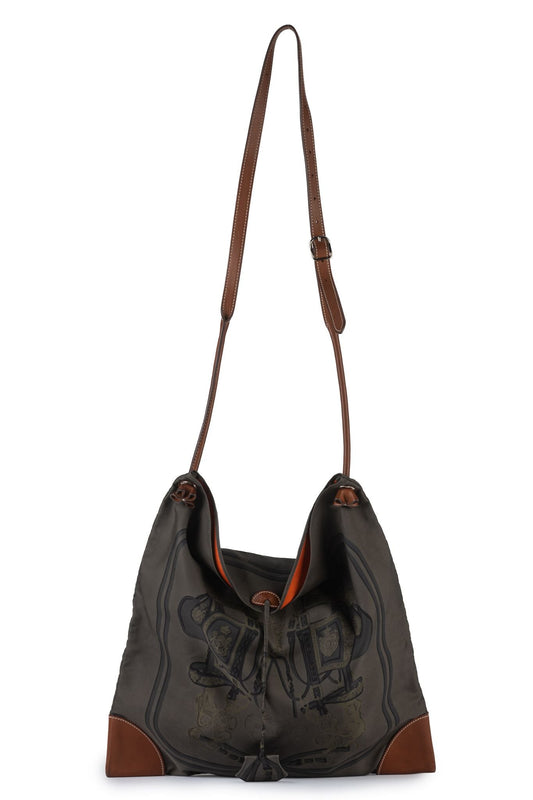 Hermes Silky City Printed Handbag