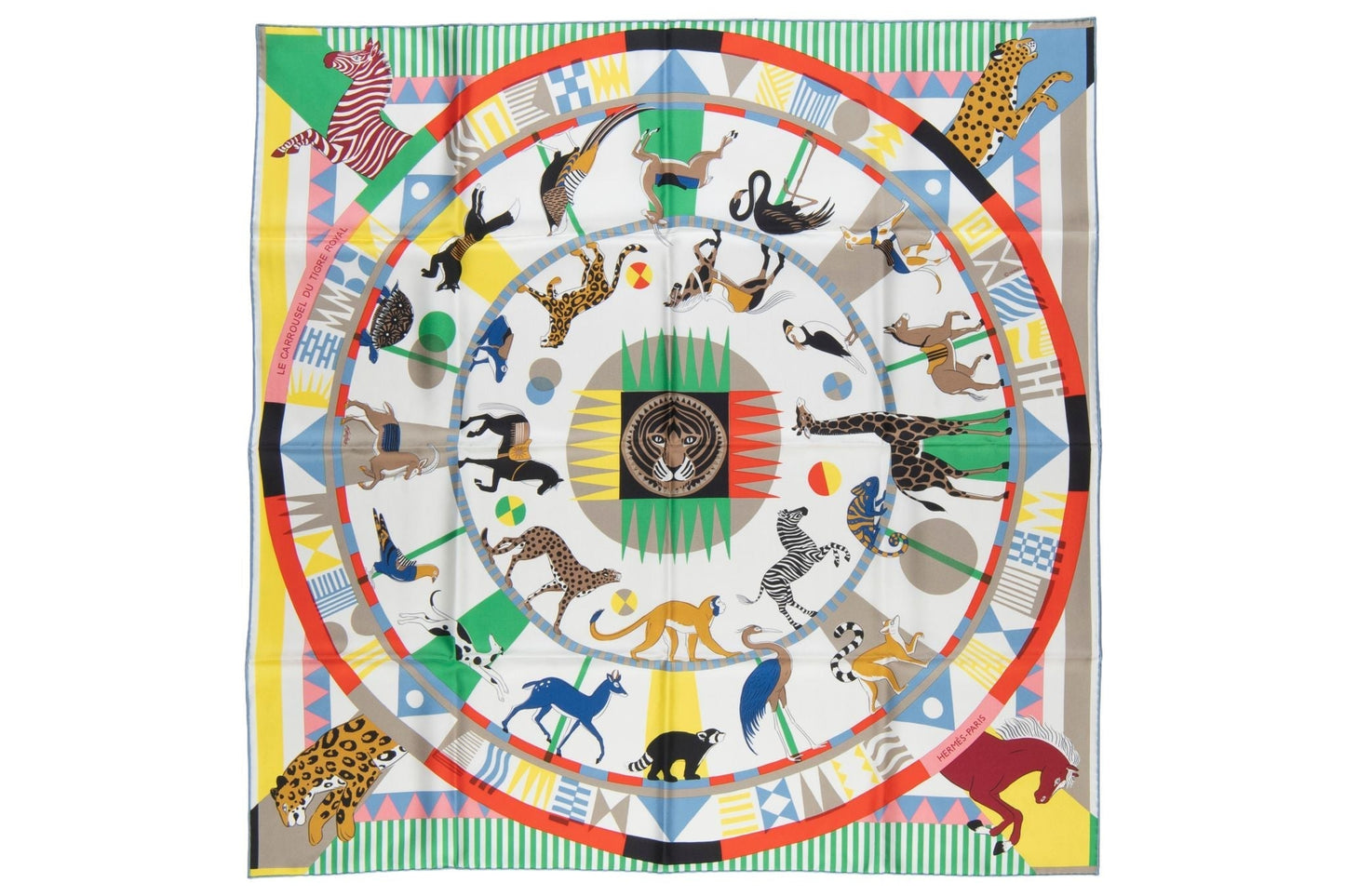 Hermes "Le carro l du tigre" scarf NB
