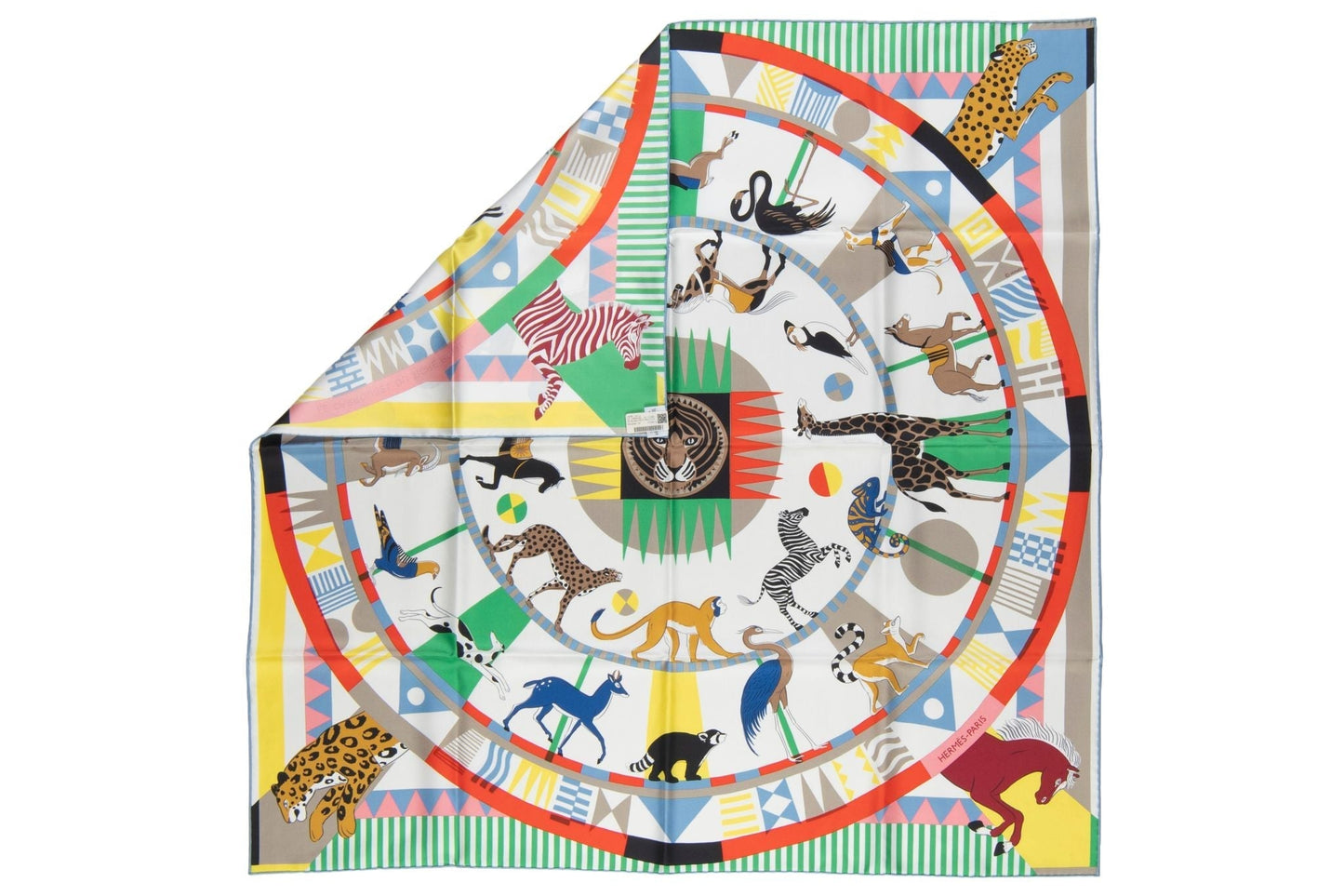 Hermes "Le carro l du tigre" scarf NB