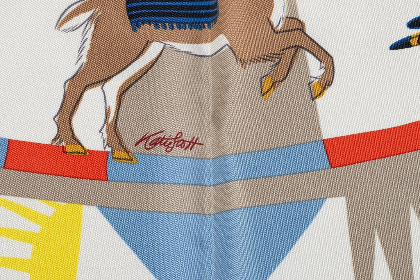 Hermes "Le carro l du tigre" scarf NB