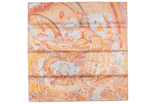 Hermes "Les Folies du Faubourg" Scarf NB