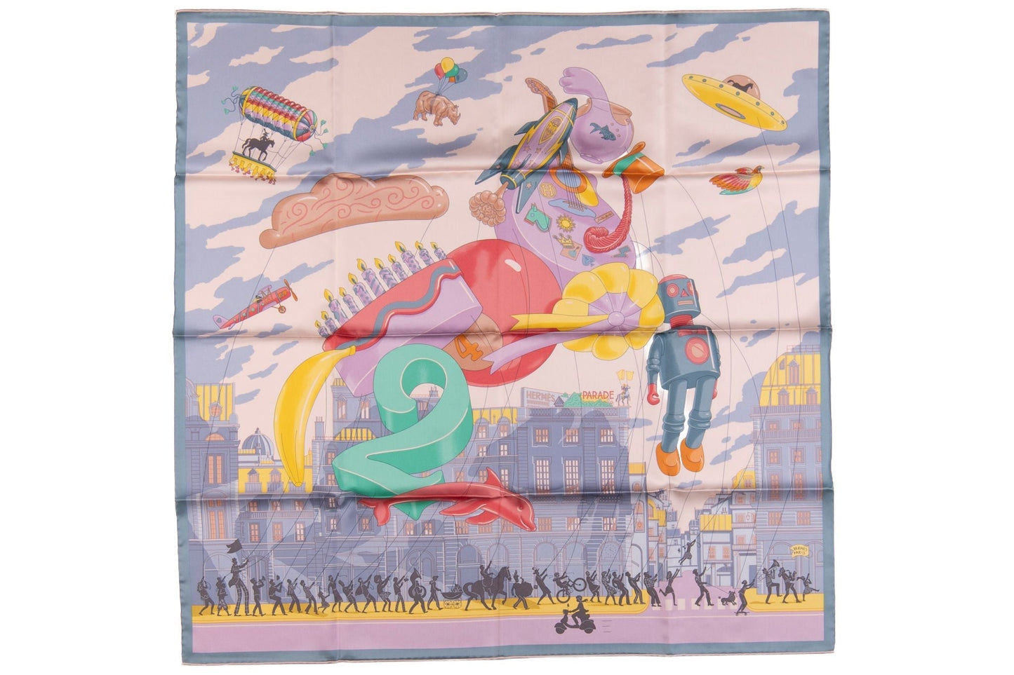 Hermes "Parade" Silk Scarf