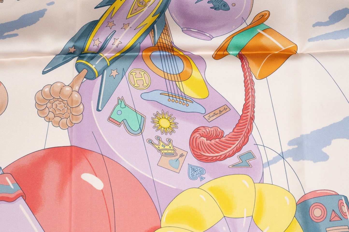 Hermes "Parade" Silk Scarf