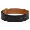 Hermes Reversible Gold & Black H Belt