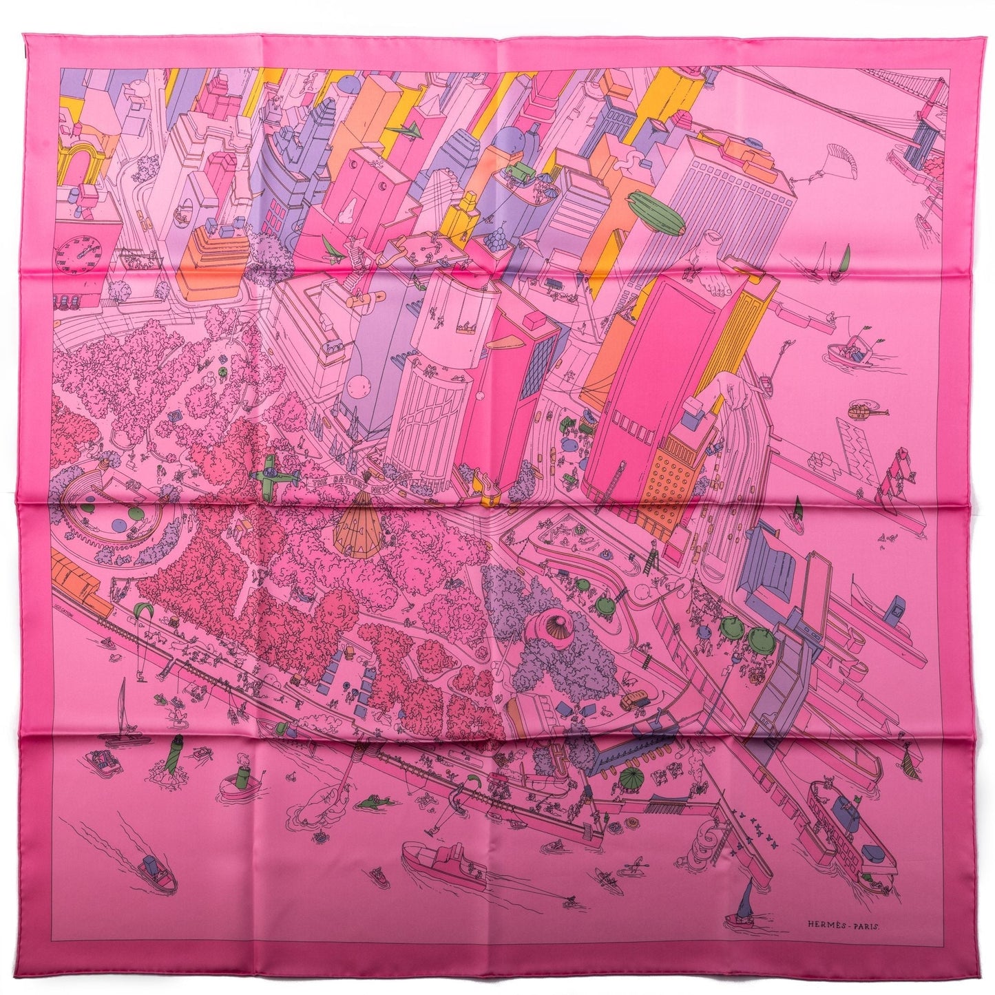 Hermes Rare "Ugo Gattoni" NY Scarf BNIB