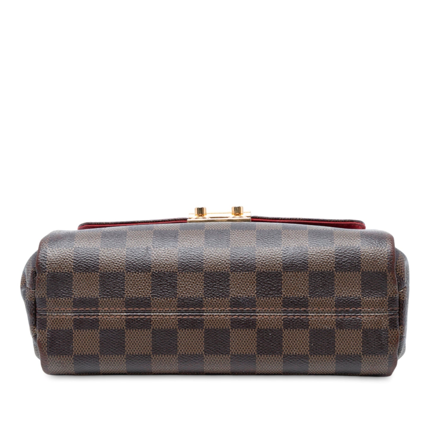 Brown Louis Vuitton Damier Ebene Croisette Satchel
