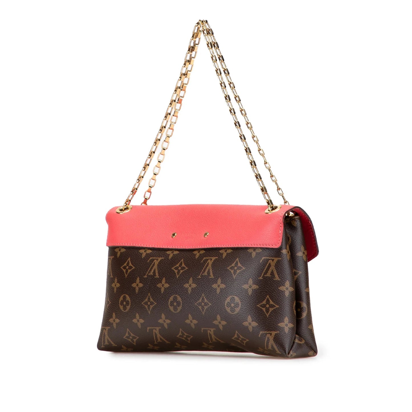 Brown Louis Vuitton Monogram Pallas Chain Shoulder Bag