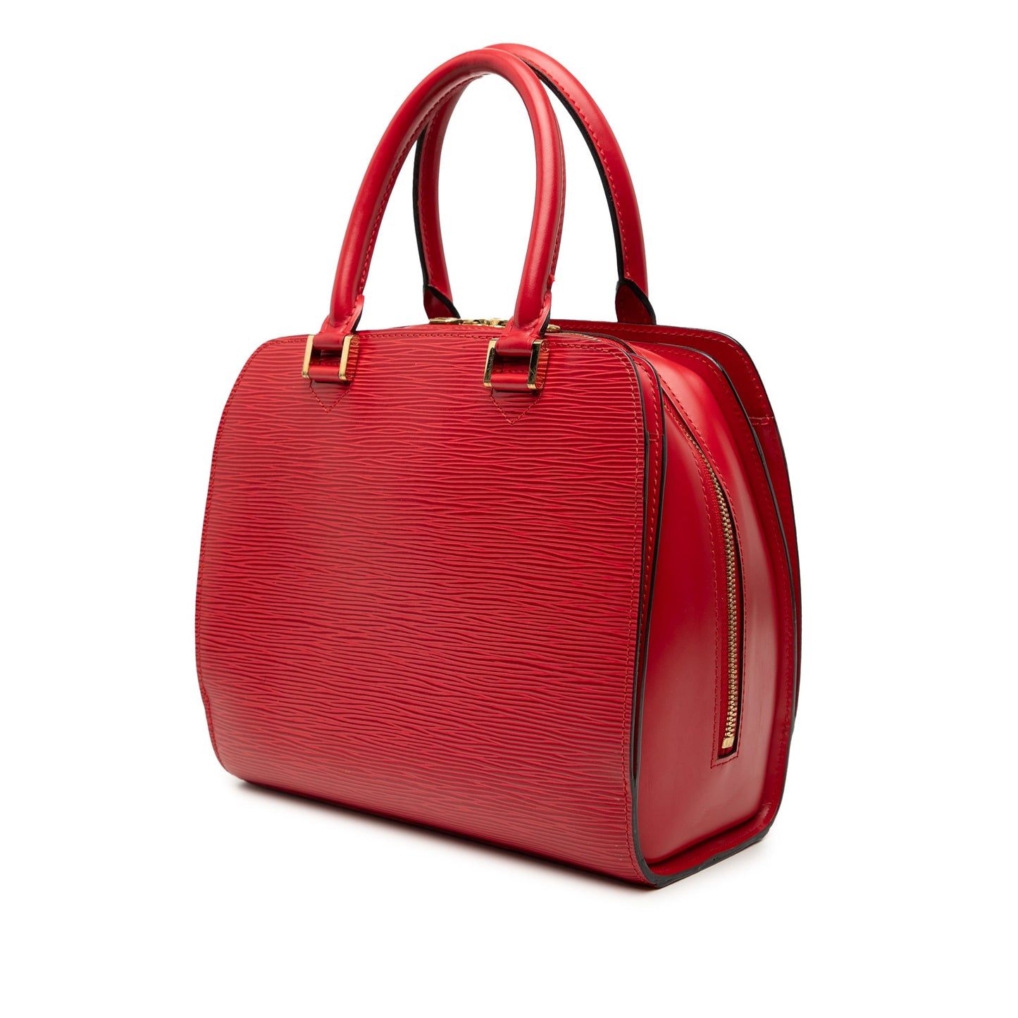 Red Louis Vuitton Epi Pont Neuf Handbag