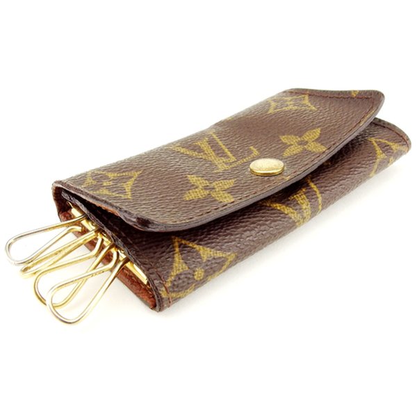 LOUIS VUITTON Key case Key holder M62631 Brown Multicles4