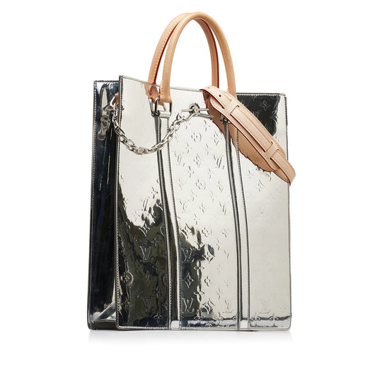 LOUIS VUITTON Monogram Vernis Miroir Sac Plat Satchel Handbag