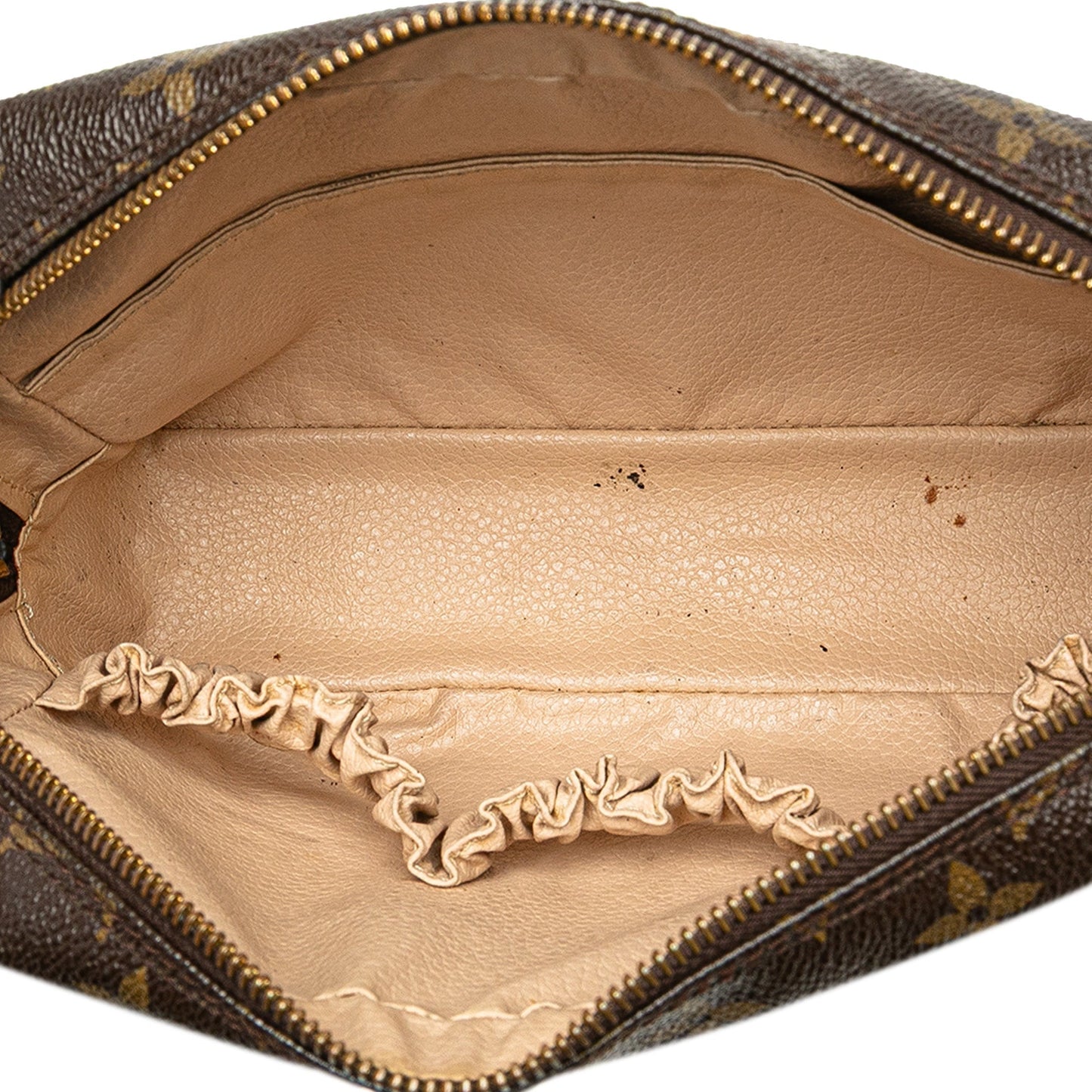 Brown Louis Vuitton Monogram Trousse Toilette 23 Clutch Bag