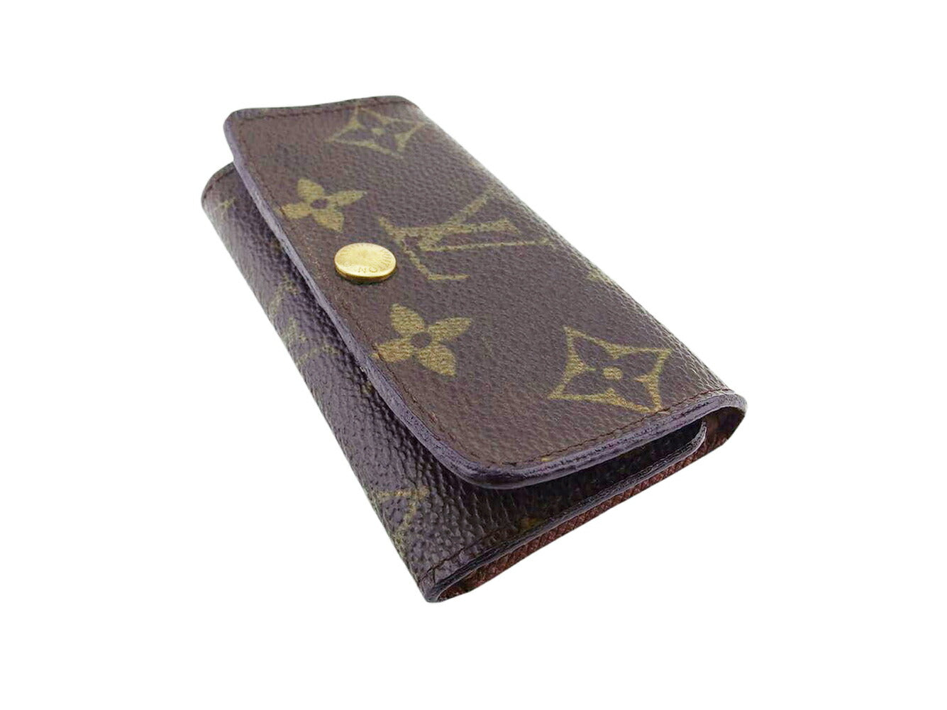 LOUIS VUITTON Key case Key holder  M62631 Brown Multicles4