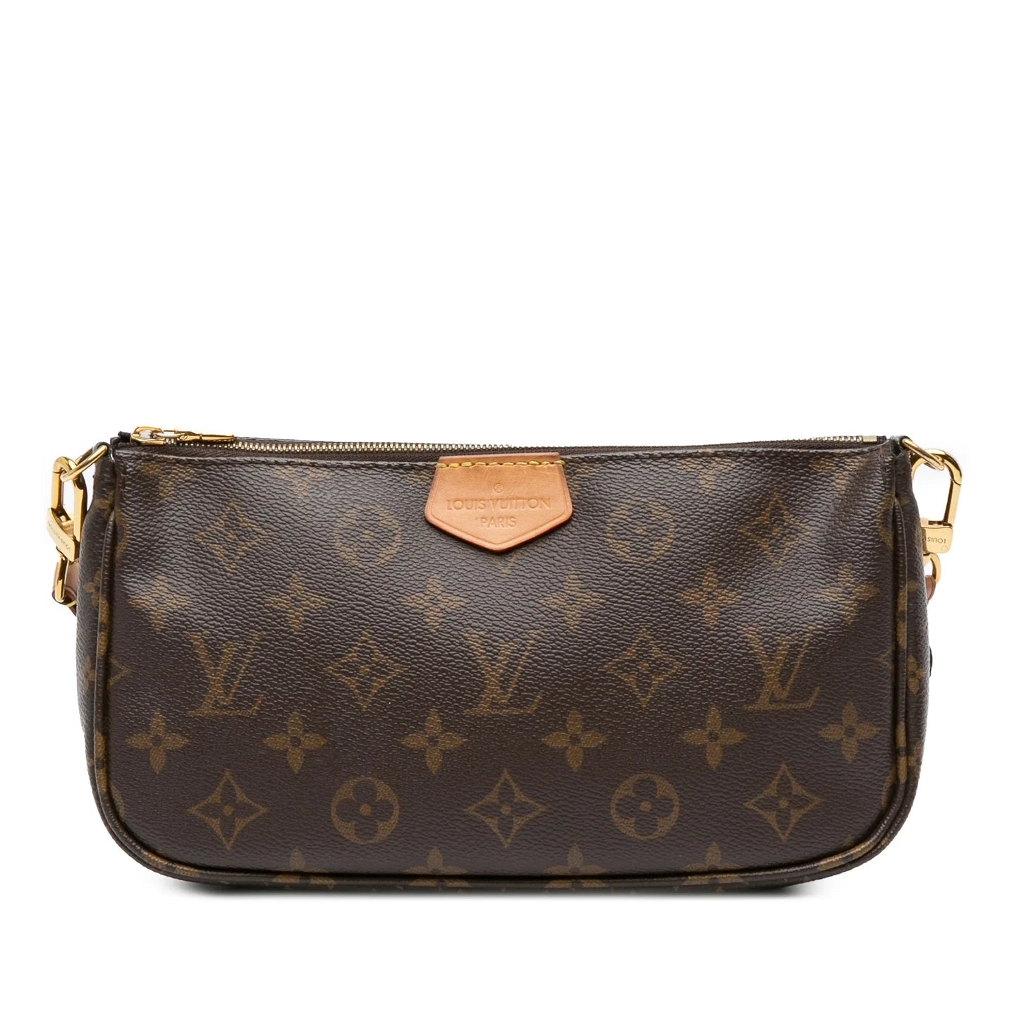 Brown Louis Vuitton Monogram Multi Pochette Accessoires Satchel