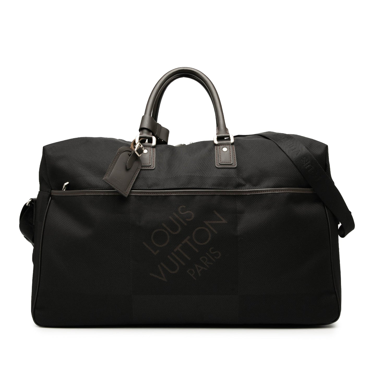 Black Louis Vuitton Damier Geant Souverain Travel Bag