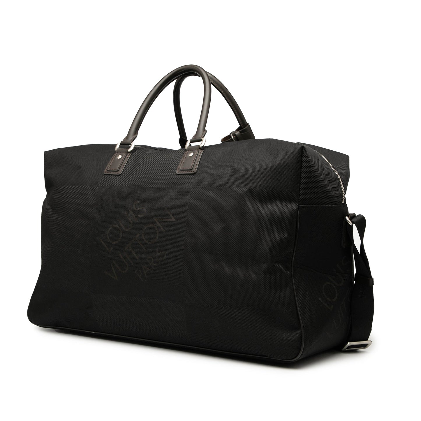 Black Louis Vuitton Damier Geant Souverain Travel Bag