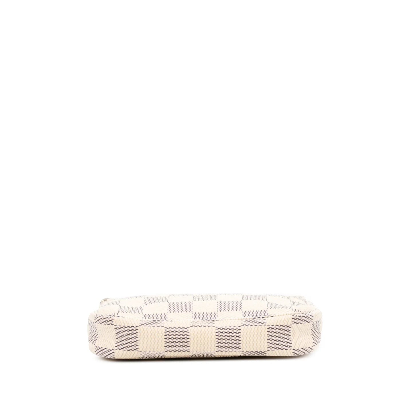 White Louis Vuitton Damier Azur Mini Pochette Accessoires Handbag