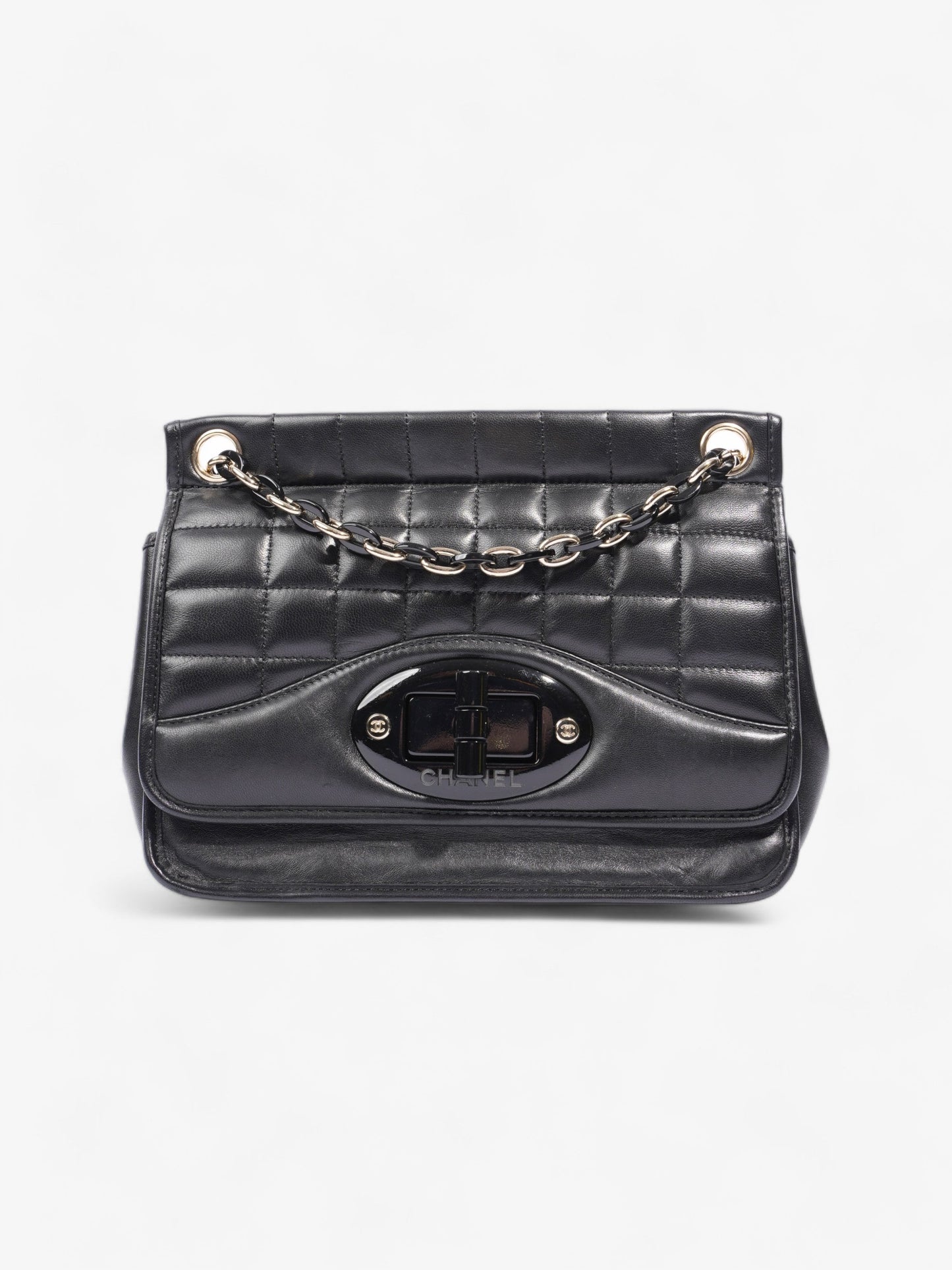 Chanel Chain Flap Black Leather
