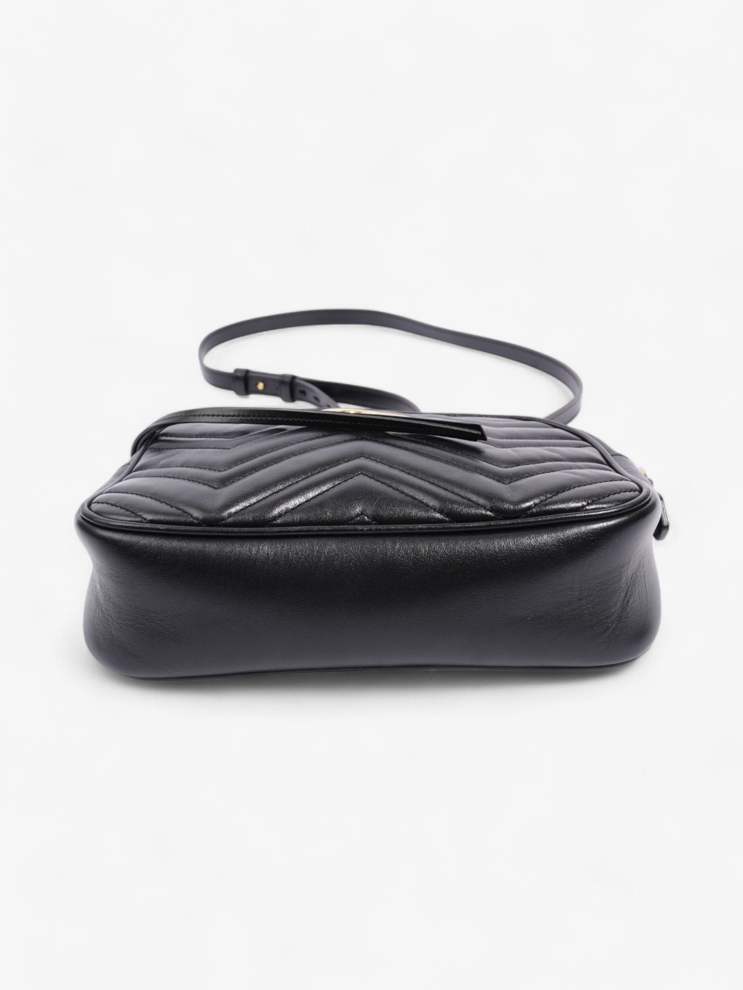 Gucci GG Marmont Black Matelasse Leather Small
