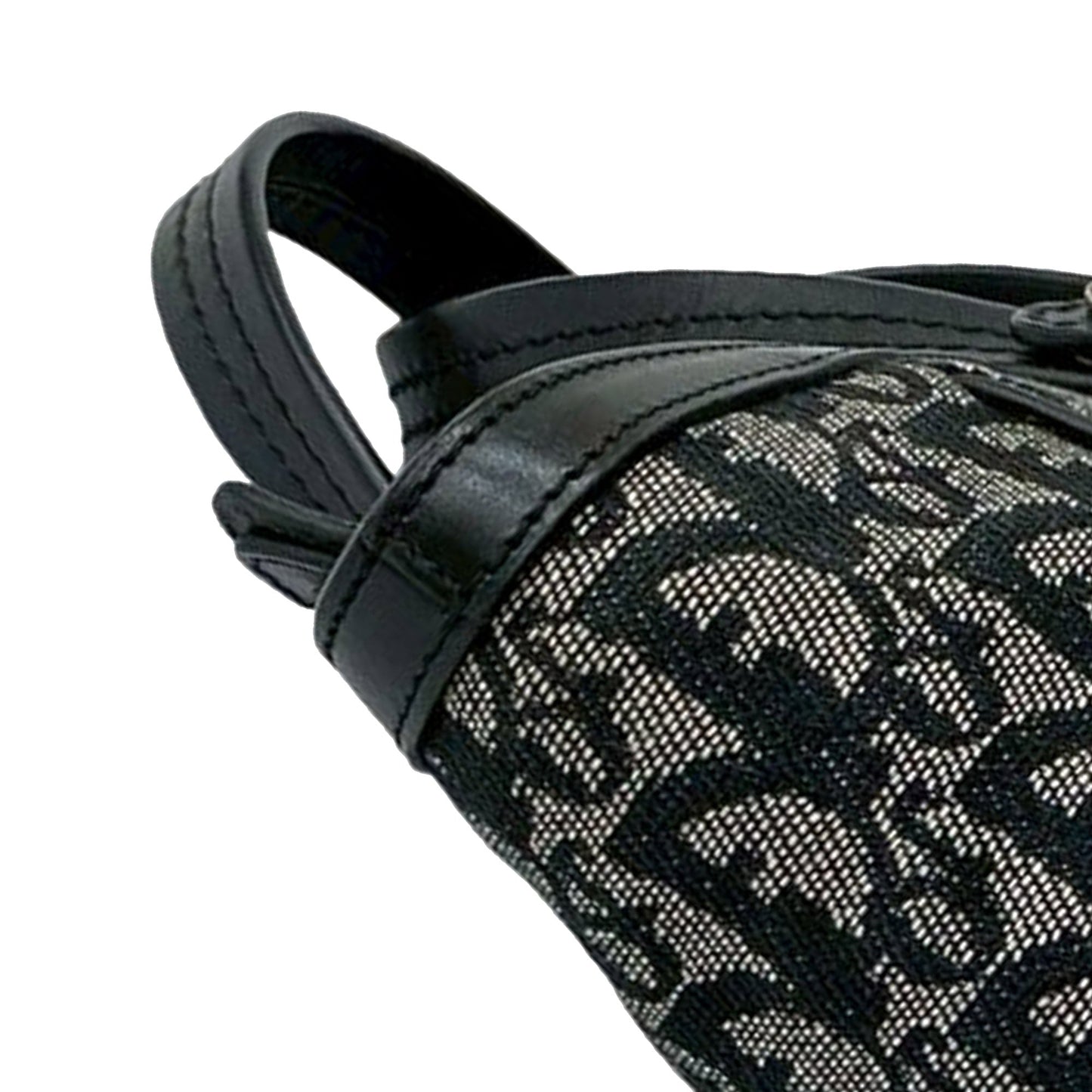 Black Dior Diorissimo Trotter Canvas Zip Tote